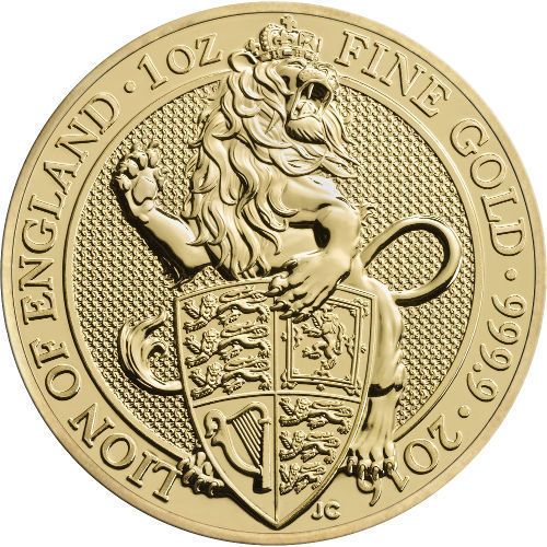Lion of England gold coin