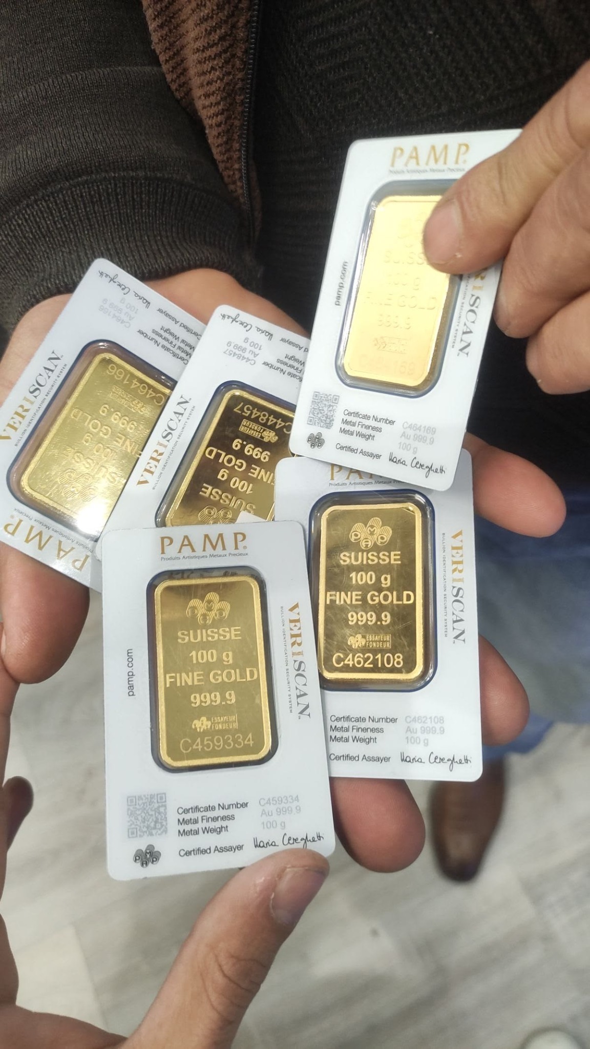 Gold Bullion Bars collection — placeholder photograph